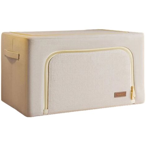 Caja de almacenamiento de ropa 100l plegable de algodón