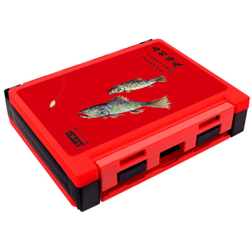 

Caja de almacenamiento de senuelos de pesca Contenedor Caja de accesorios de aparejos de pesca Organizador con divisores extraíbles Estuche de