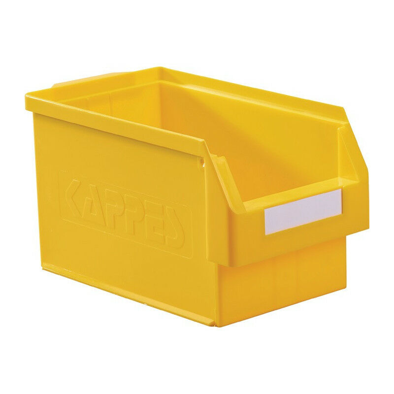 

Caja de almacenamiento frontal abierta L350xW200xH200mm PE amarillo KAPPES