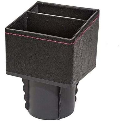 Caja de almacenamiento para huecos de coche KZQ, organizador para huecos de asientos de coche, organizador multifuncional para huecos de almacenamiento, caja de almacenamiento, portavasos para teléfon