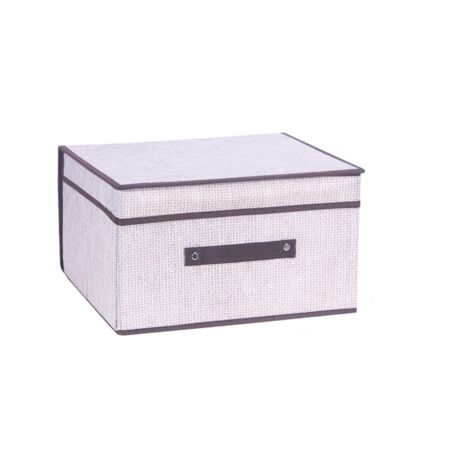 Caja de almacenamiento para ropa, de tela, plegable, para dormitorio, 30 x 28 x 15 cm
