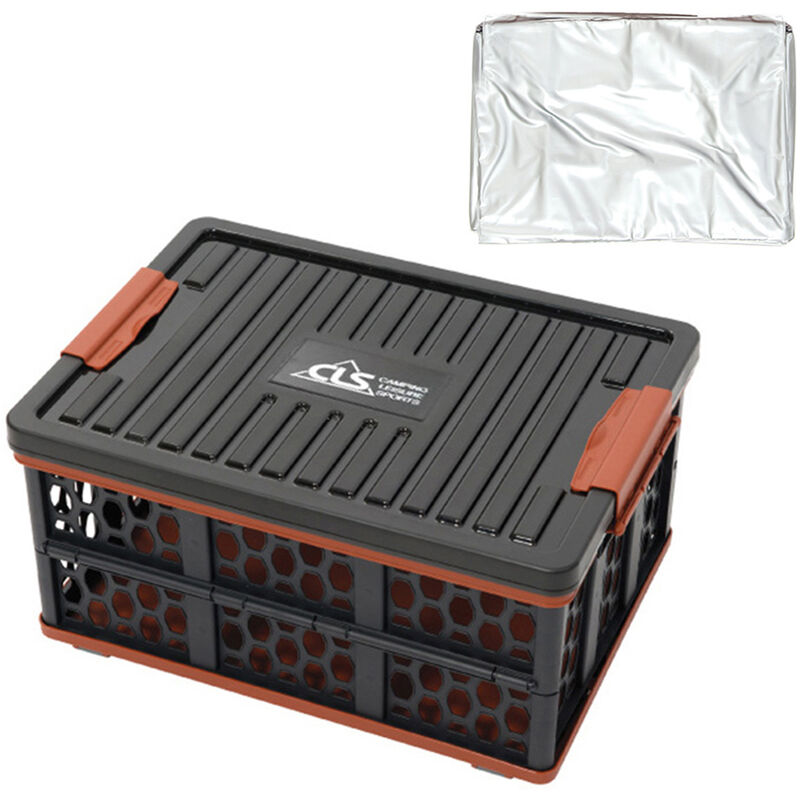 

CLS - Caja de almacenamiento plegable del maletero del coche de la gran capacidad 28L, caja plastica plegable, 28L de capacidad