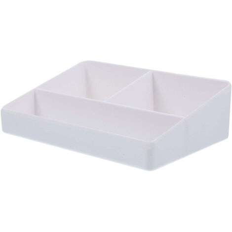 Caja de almacenamiento rectangular blanca de imitación de porcelana para bolsitas de té, caja de almacenamiento de sobre para bolsitas de azúcar y café, adecuada para uso doméstico y de oficina.