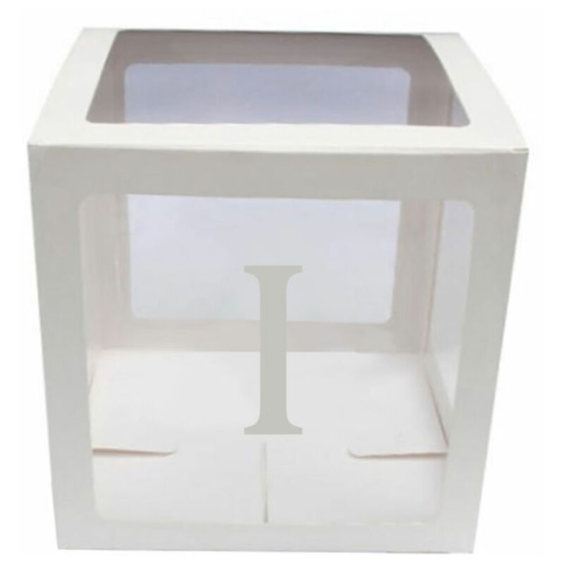 

Caja de almacenamiento transparente para almacenamiento de alimentos, fiesta sorpresa, decoracion de boda, caja de regalo, suministros para ninos, I