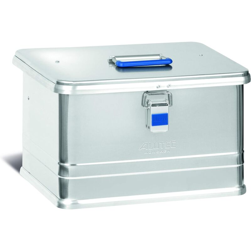Caja de aluminio ALUTEC COMFORT 30 (contenido 30 l, dimensiones interiores (LxAnxAl) 400 X 300 X 248 mm, resistente al polvo y a las salpicaduras,