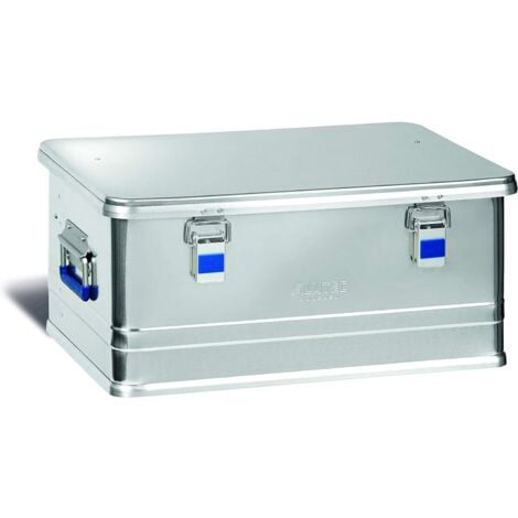 Caja de aluminio ALUTEC COMFORT 48 (contenido 48 l, dimensiones interiores (LxAnxAl) 550 X 350 X 248 mm, resistente al polvo/salpicaduras, caja de herramientas, caja de almacenamiento, peso 4,17 kg) 1