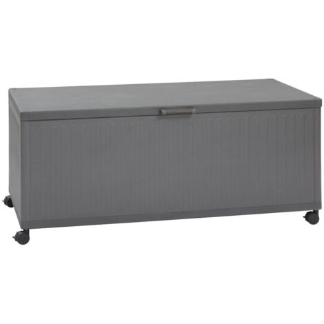 Caja de aluminio grafito Edenio L 182,2 x 78 x 89,4 cm - Hespéride