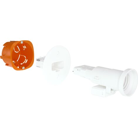 Caja de aplique DCL - Profundidad 40mm - XL PRO Ø54mm + Casquillo E27
