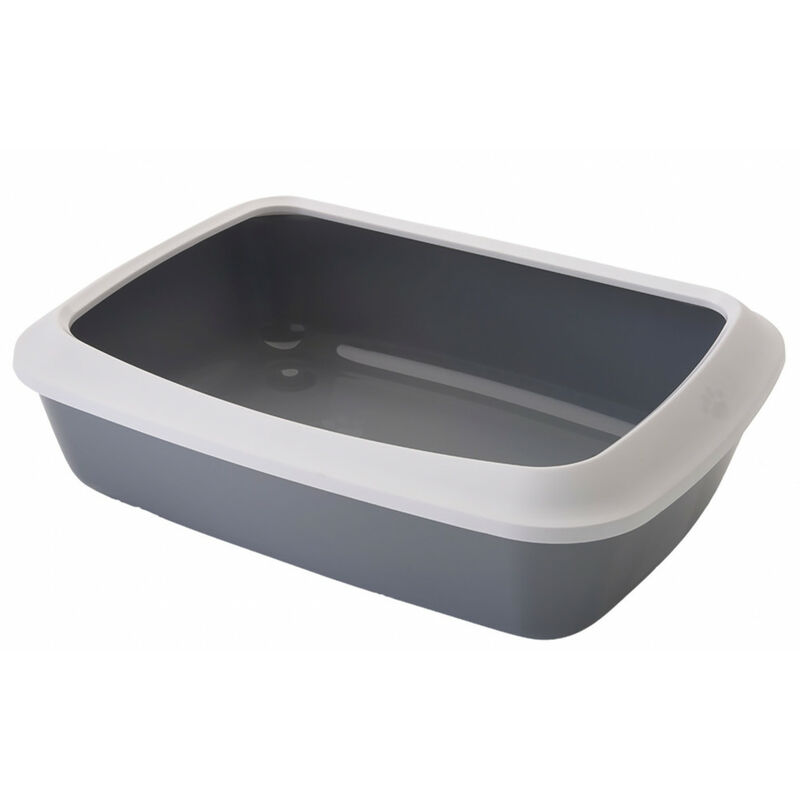 

Animallparadise - Caja de arena IRIZ42, antracita, 42 x 31 x 12,5 cm, para gatos