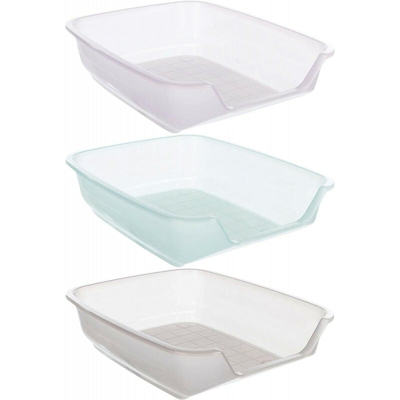 

Caja de arena NUNO 28 x 9 x 36 cm para gatitos y animales pequeños - color aleatorio.