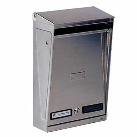 Caja de cartas de acero inoxidable con techo AP 10-012 Silmec
