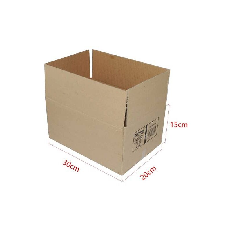 

Caja de carton 300x200x150 mm (12 uds) Marron