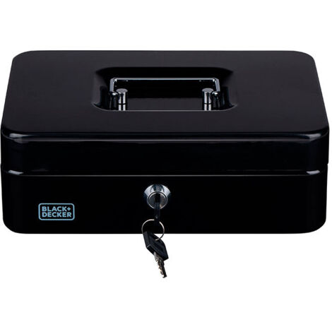Caja de caudales 5 divisiones con 2 llaves 25 x 8,5 x 18 cm