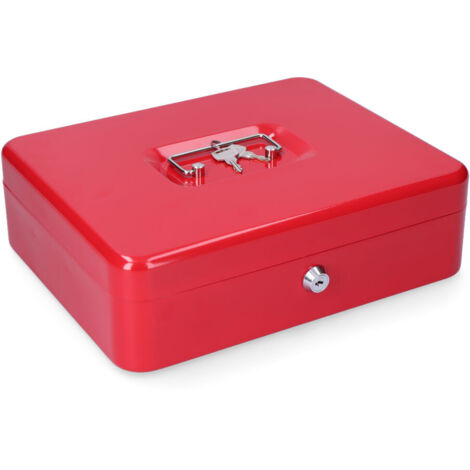 Caja de caudales cfc09 300x240x90mm rojo m13401 micel