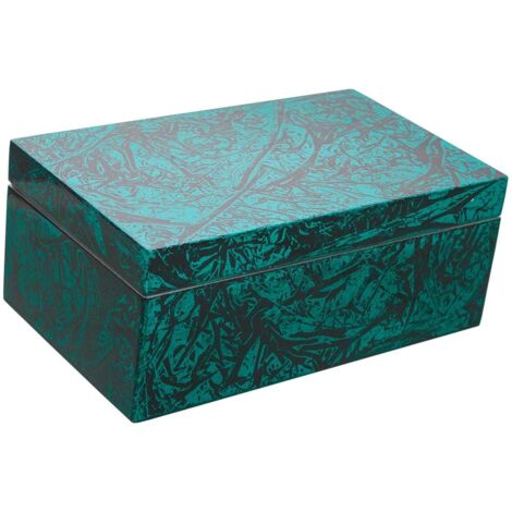 Caja de cerámica azul 20x12x8
