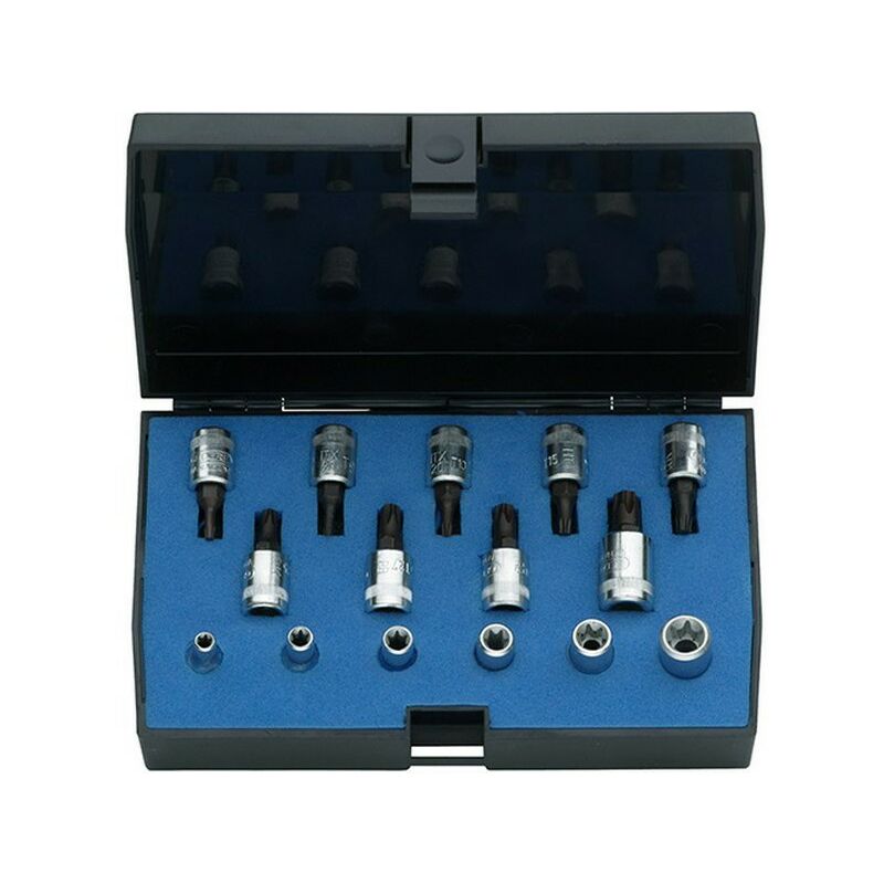 

Gedore - Caja de conector para destornillador 1/4'' para tornillos de molde TORX®, 15 unidades