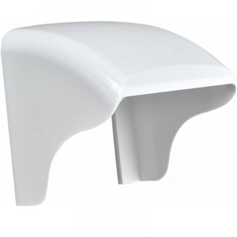 Caja de conexiones exterior impermeable, cubierta de enchufe fácil de usar para proteger los interruptores del taller, blanca