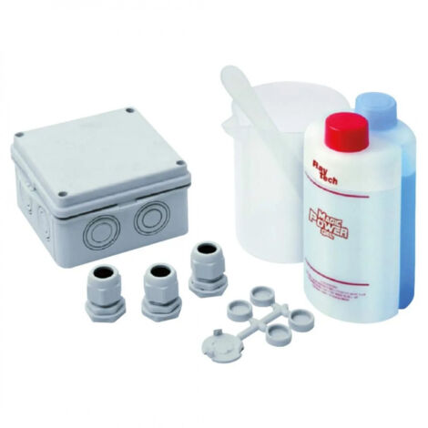 Caja de conexiones impermeable de 3 cables, Kit de alimentación 100