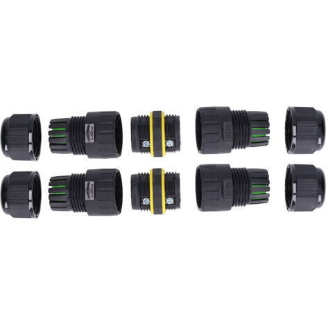 Caja de conexiones impermeable IP68, EW-M20-4P, 2 conectores electrónicos