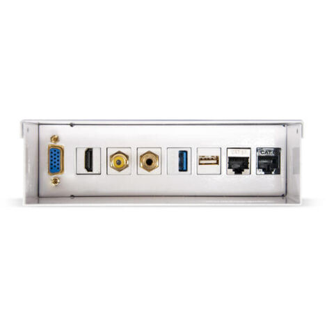 Caja de Conexiones Nanocable 10.35.0003/ VGA - HDMI - Jack 3.5 - RCA - USB 3.0 - USB 2.0 - 2 RJ45