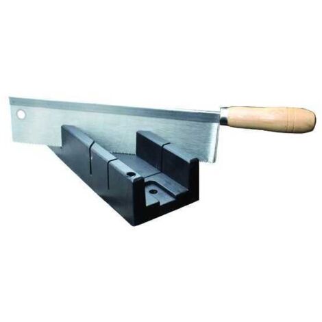 Caja de corte para marcos Vigor Base de plástico con sierra de 250 mm