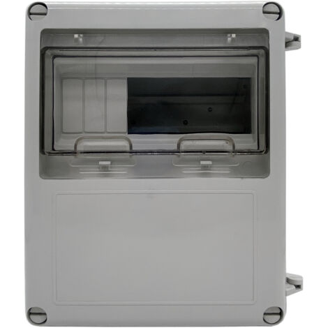 Caja de Distribución eléctrica PC/ABS para exteriores 9 módulos, IP65