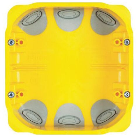 Caja de empotrar Bticino 3+3 para placa de yeso y doble panel PB526N