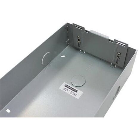 Caja de empotrar para placa milo digital meet - instalación en pared o muro