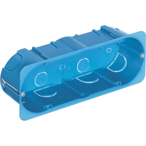 Caja de empotrar Vimar 6/7 módulos paredes azul claro V71706