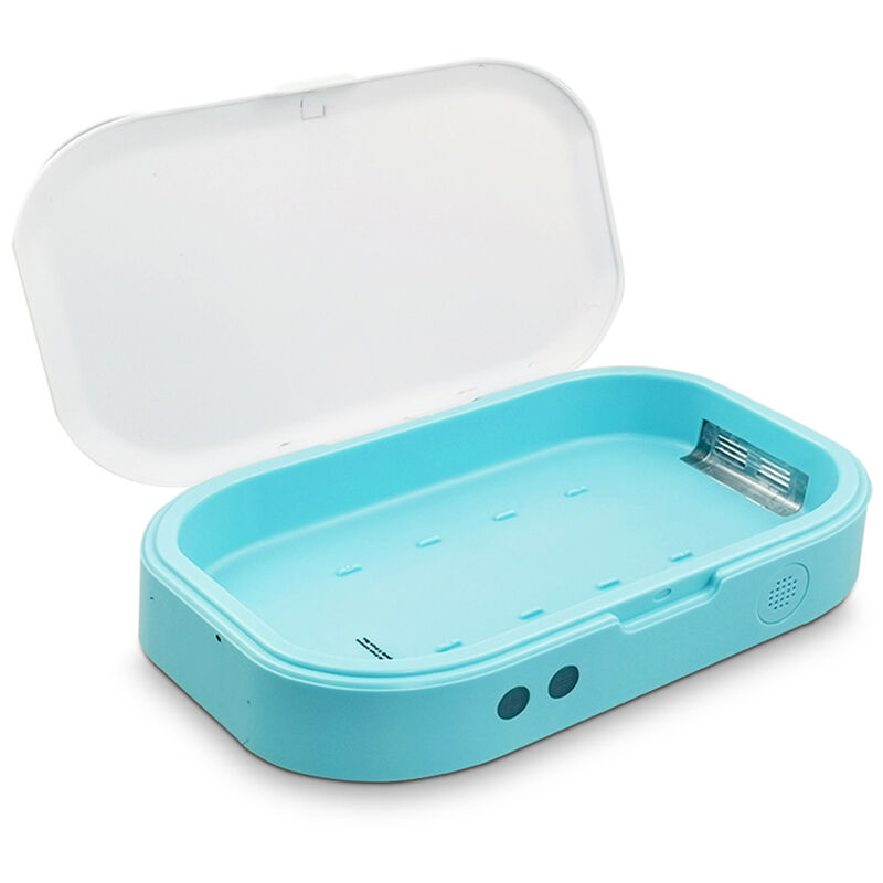 

Caja de esterilizador UV, Caja de desinfeccion con luz LED UV,Azul y blanco