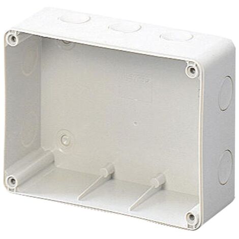 Caja de fondo Gewiss para toma de corriente con enclavamiento GW66676