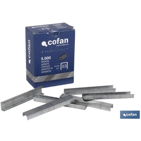 Caja De Grapas 53/6mm (5.000 Pcs)