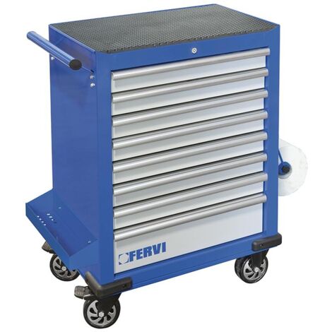 Caja de herramientas 8 cajones taller garaje Fervi C960/F8