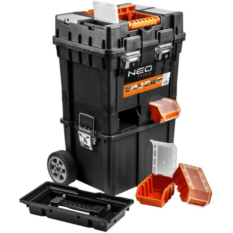 Caja de herramientas compacta HD con ruedas