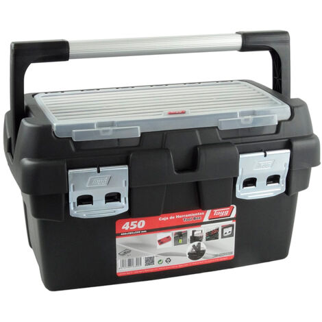 Caja de herramientas con 1 compartimento y asa 45 cm Outifrance