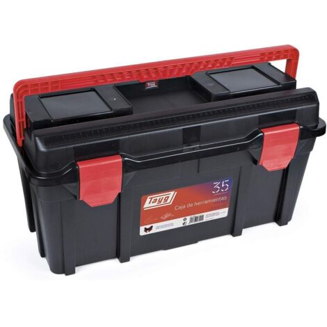 Caja de herramientas con 2 walkmans y un organizador Outifrance