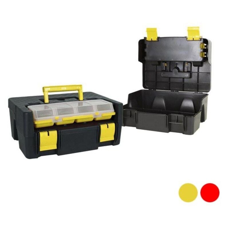 

Caja de Herramientas con Compartimentos Bologna Bricotech (38 x 16 x 29,5 cm)