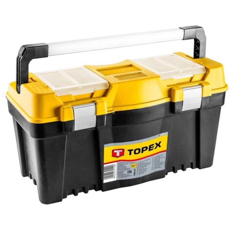 Caja de herramientas de 25" con mango de aluminio