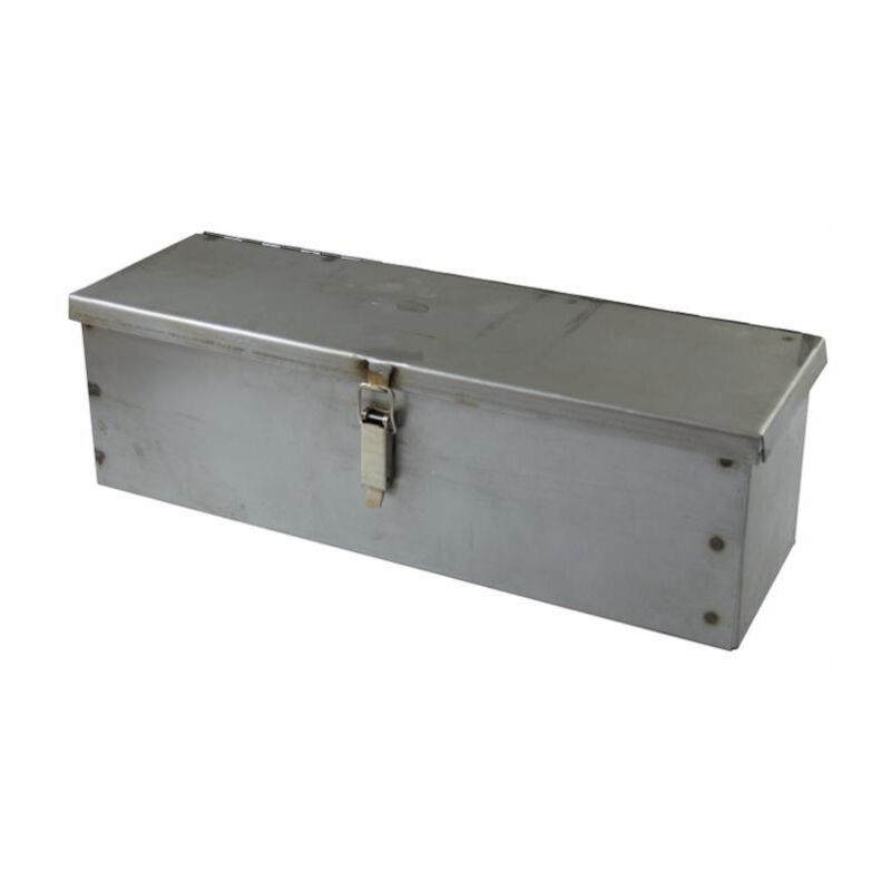 

Caja de herramientas de acero bruto (sin pintar) 420 x 130 x 130 mm de espesor 10/10