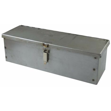 Caja de herramientas de acero bruto (sin pintar) 420 x 130 x 130 mm de espesor 10/10
