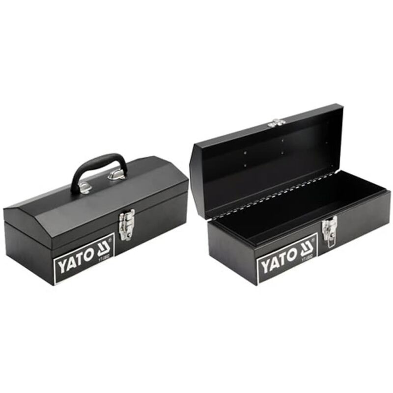 

YATO Caja de herramientas de acero 360x150x115 mm - Negro