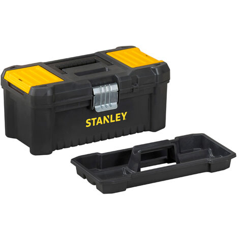 Caja de herramientas de plástico Stanley 16"/40cm con cierre de plástico STST1-75517