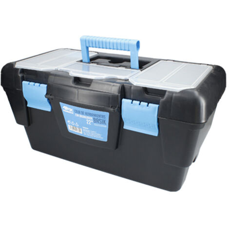 Caja de herramientas Ferrestock Basik 22" azul robusta y práctica