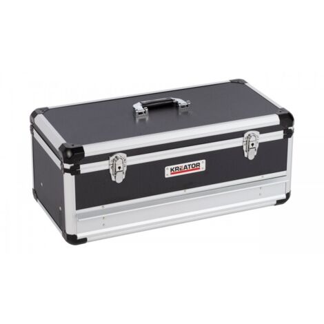 Caja de herramientas kreator krt640603b aluminio 62x30 cm con cerradura