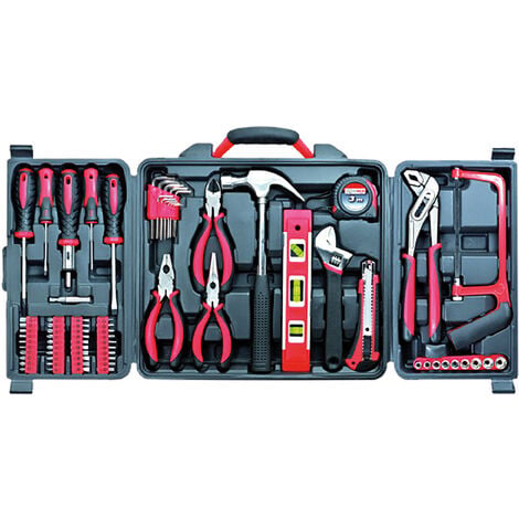 Hi-Spec Juego de herramientas para el hogar y el garaje, 49 piezas