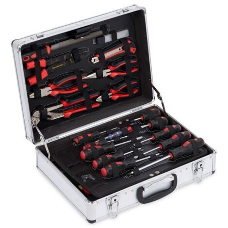 Caja de Herramientas Manual Cm 43 X 14 X H 32 - 109 Piezas Total
