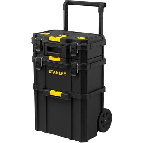 Caja de herramientas modular con ruedas Stanley 3 piezas