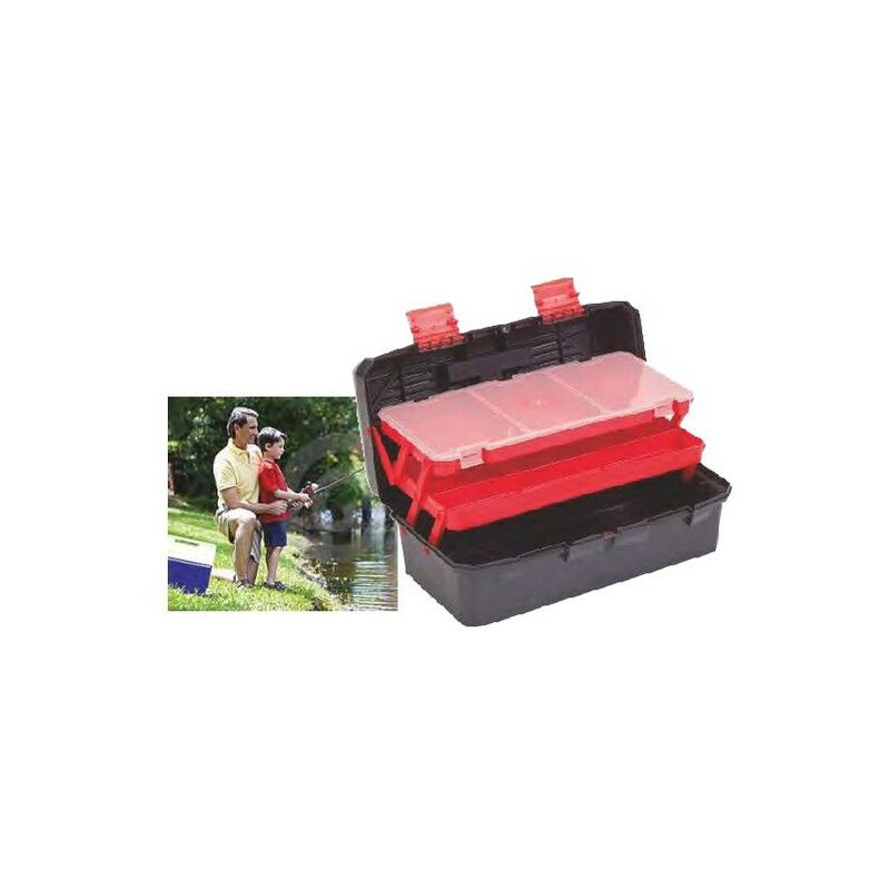 

Caja de herramientas multiusos 17' con 2 bandejas cantilever