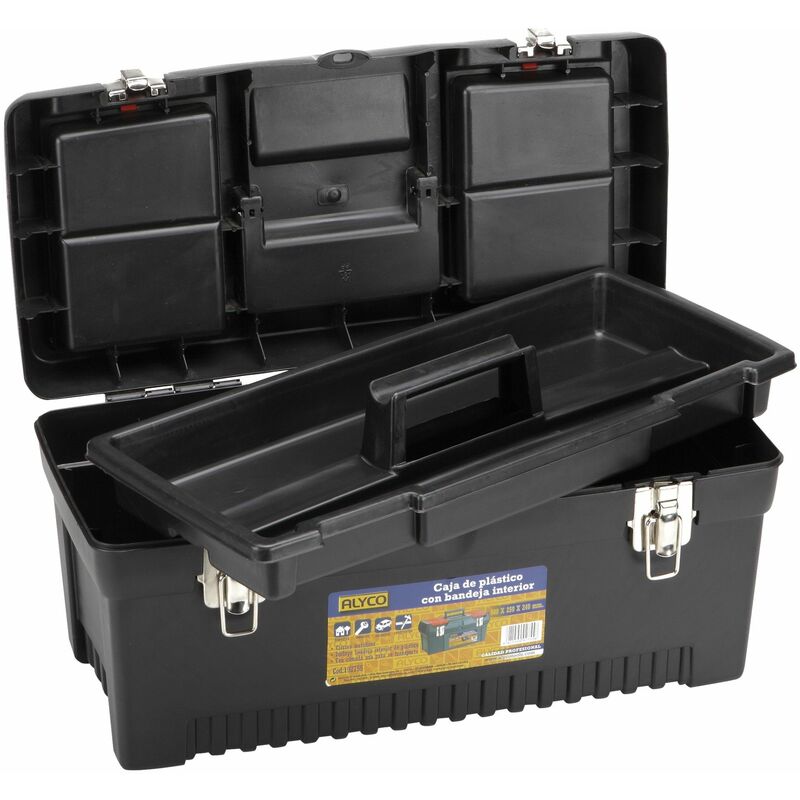 

Alyco-tools - Caja Plastico Con Bandeja 508X250X240 Mm