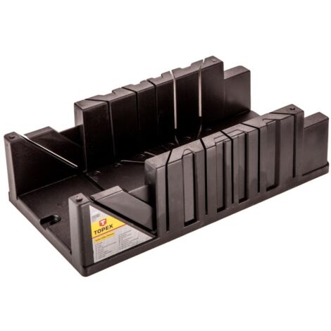 Caja de ingletes de plástico de 327x125x78 mm